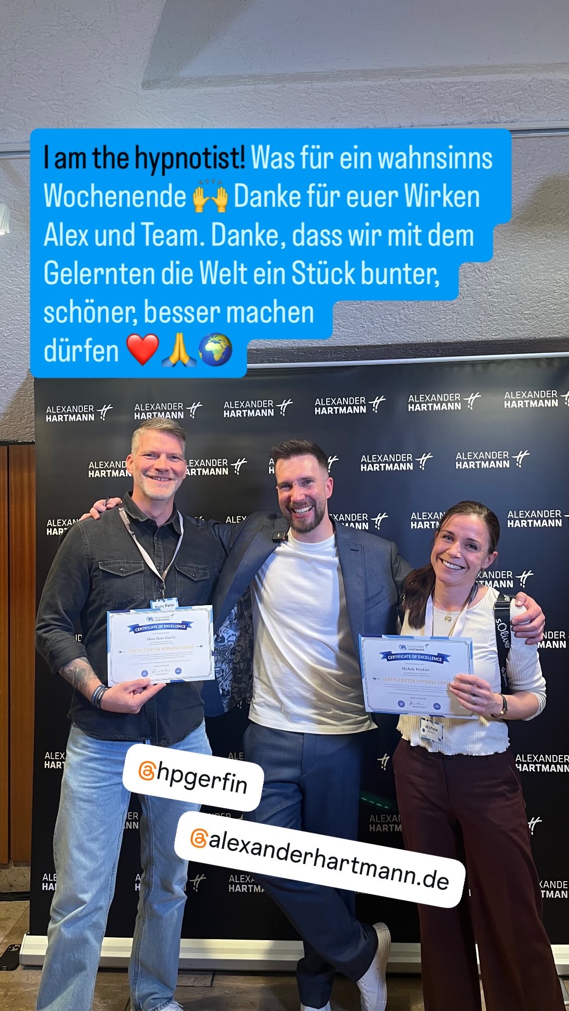 Michèle Winkler bei einer Hypnose-Sitzung
